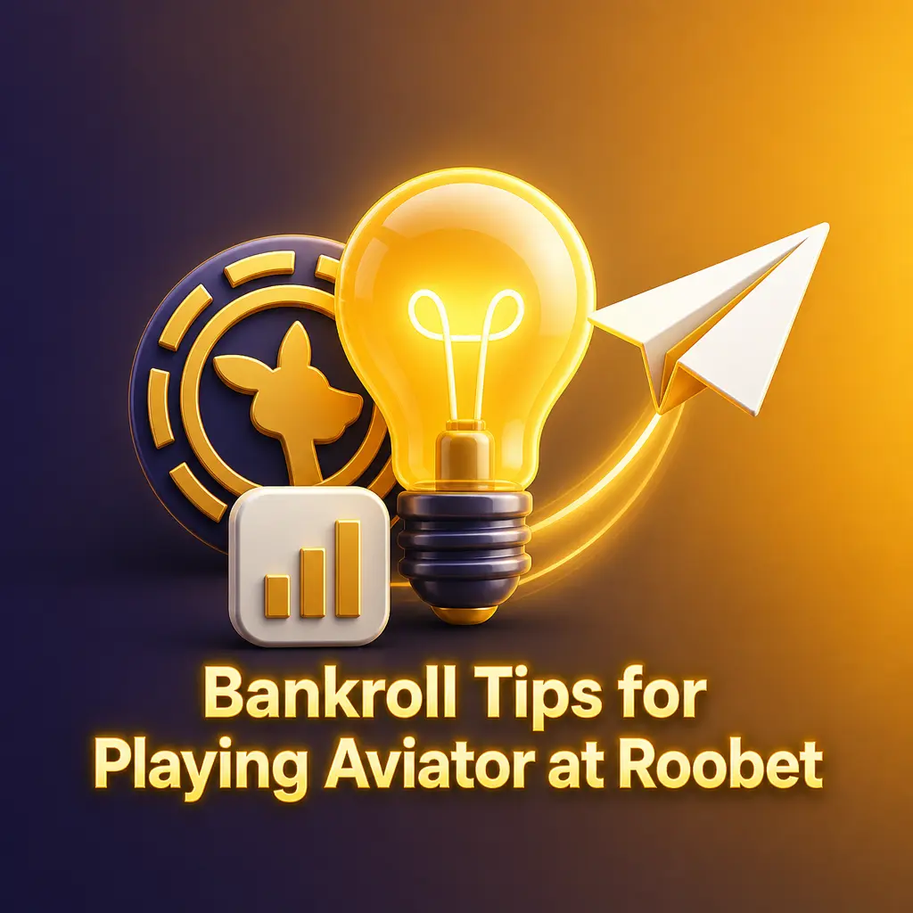 Bankroll management tips for playing Aviator at Roobet: set a session budget, fixed stakes, auto cash-out, and time limits.