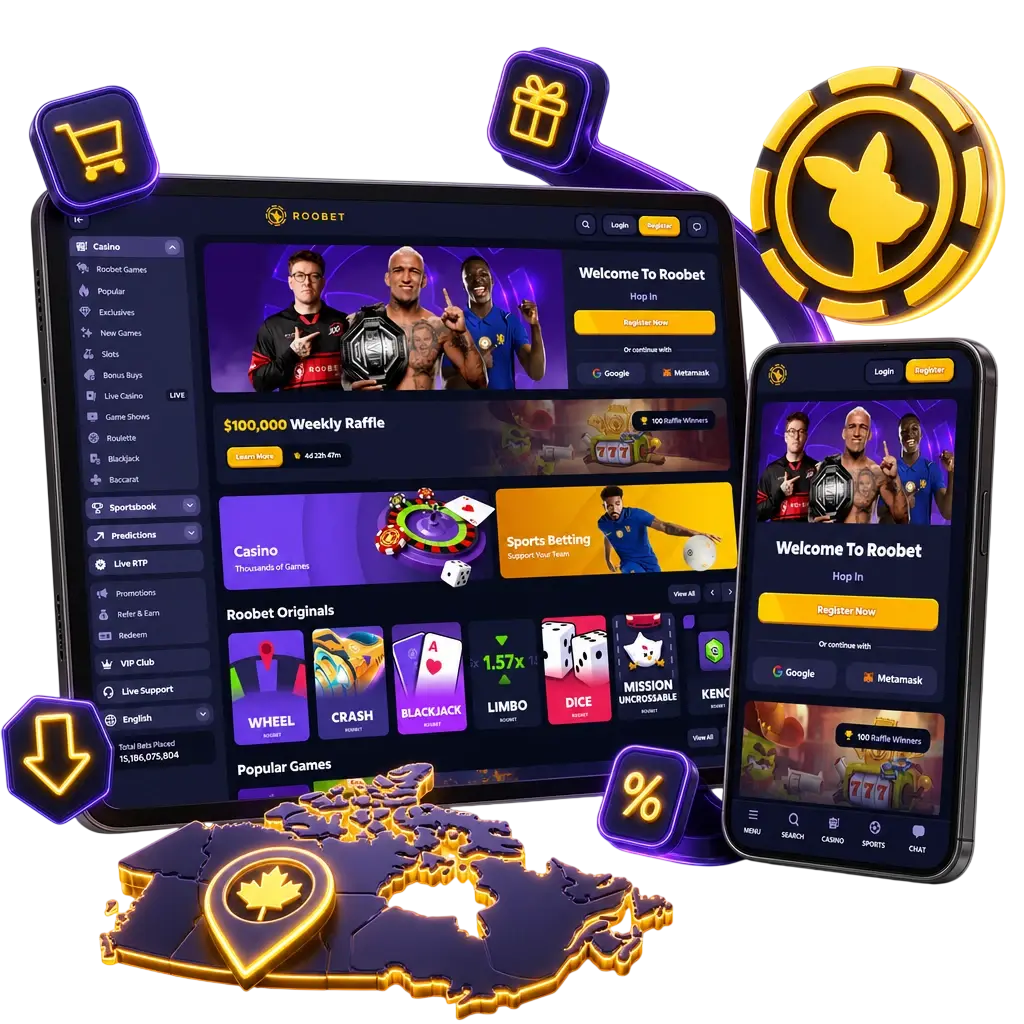 Step-by-step guide showing how to download and install the Roobet APK on an Android smartphone