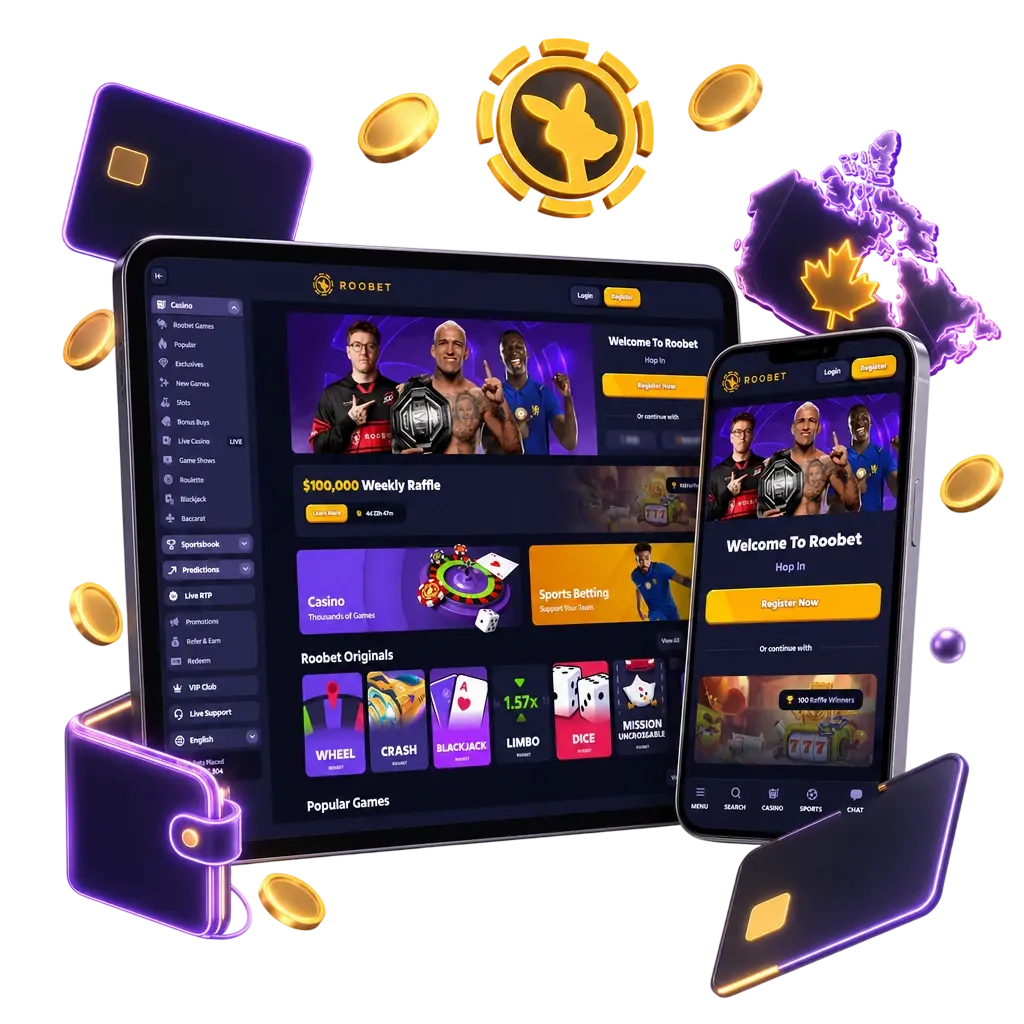Popular Roobet deposit methods for Canadian players: Visa/Mastercard, Skrill, Bitcoin, and local bank transfer options