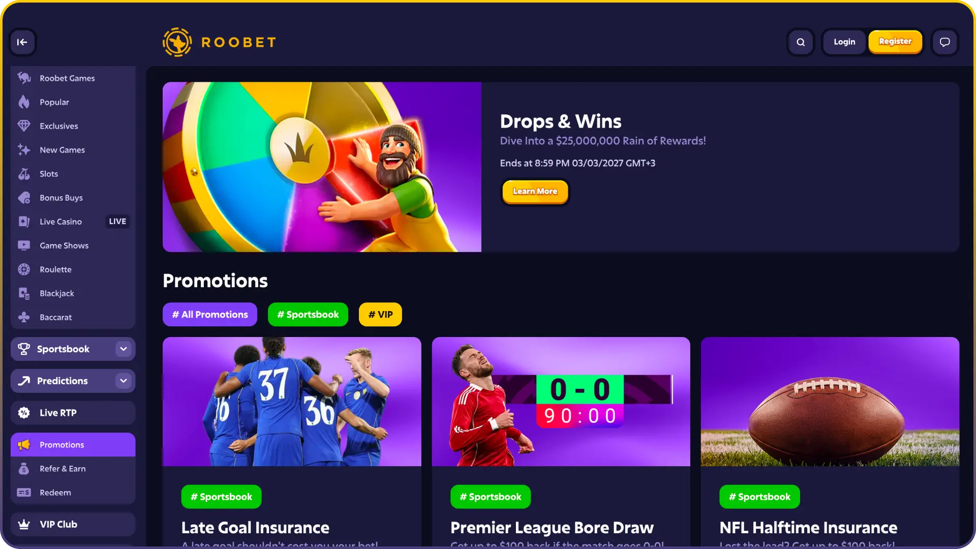 Claim generous Roobet promotions to maximize your gaming payouts.